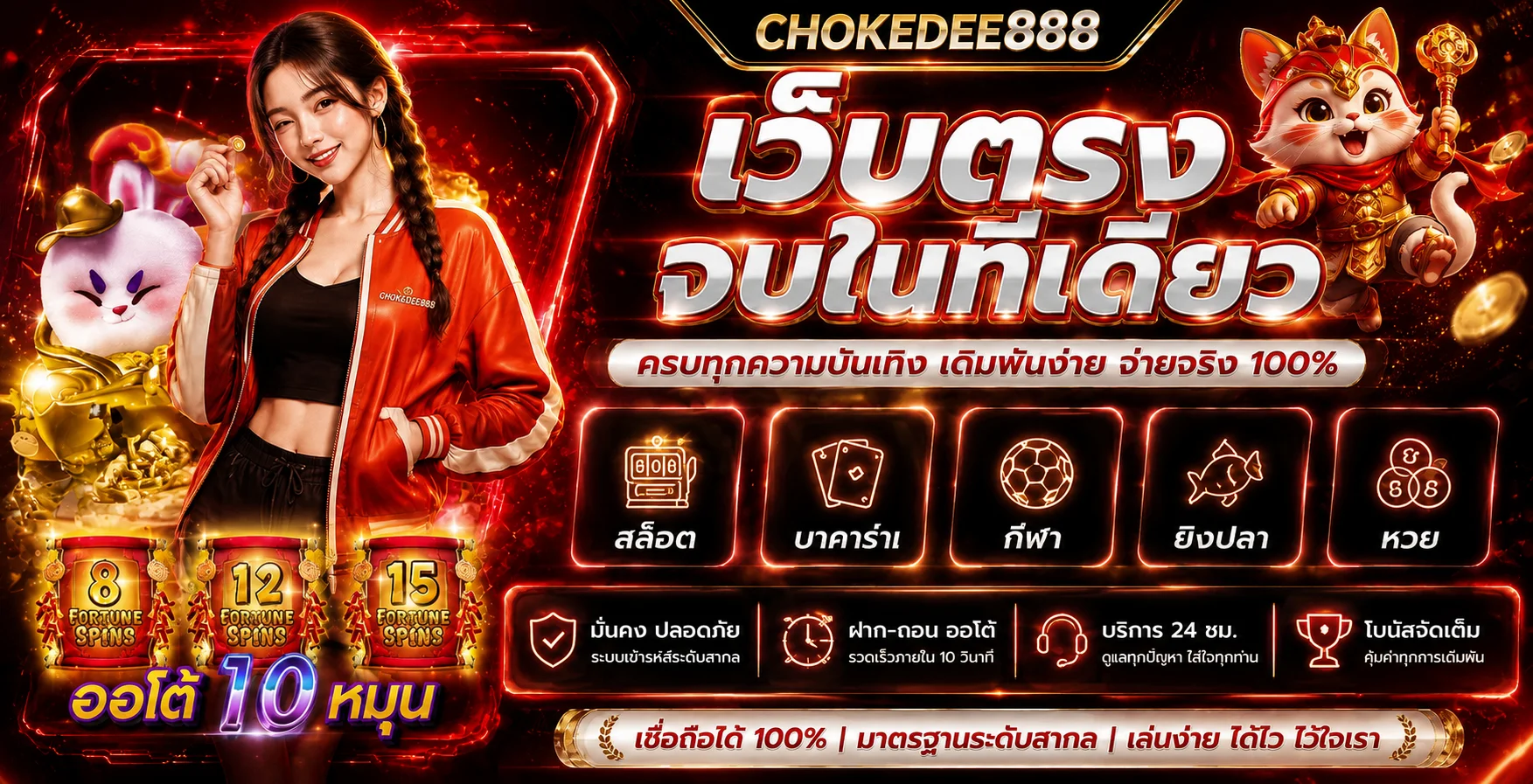 CHOKEDEE888 ศูนย์รวมความบันเทิงออนไลน์และระบบสมาชิก